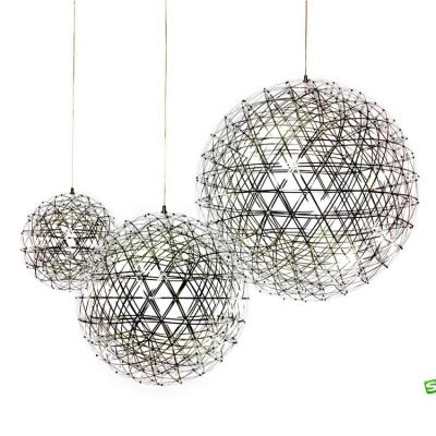 China Modern gypsophilaand LED ball droplight spherical cherry blossom chandelier for hotel restaurant villa for sale