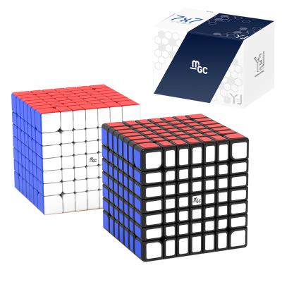 China DIY TOY YJ MGC 7x7x7 Speed ​​Cube YongJun 7x7 MGC Magico Cubo Magnetic Educational Toys Magnets Puzzle For Children for sale