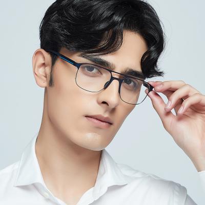 China New Model TR90 Metal Temple Bridge Metal Optical Frame Double Glasses For Men Women for sale