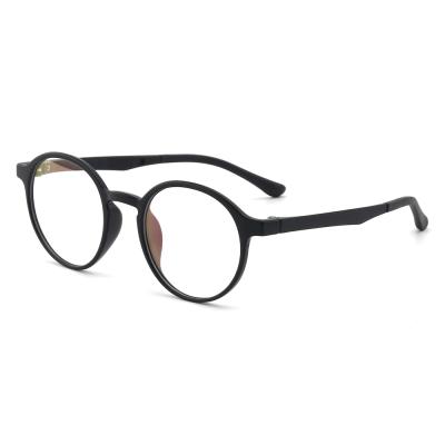 China TR Best Unisex Super Lightweight Round Oval Tr90 Eyeglass Black Frames for sale