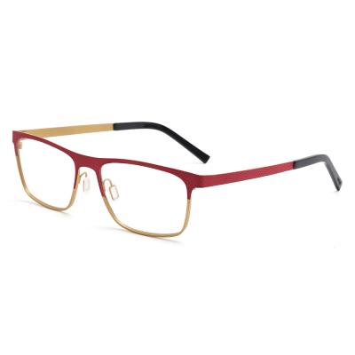 China China New Fashion Titanium Vintage Design Pure Titanium Frame Glasses For Men for sale