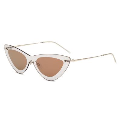 China Fashion Cateye Women's Small Mirror Sunglasses Nylon Flat Lens Sunglasses for sale