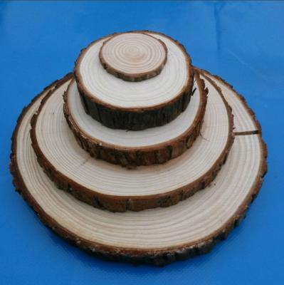 China Europe Wholesale Customized Round Pine Wood Natural Wooden Drink Coasters Slices for sale