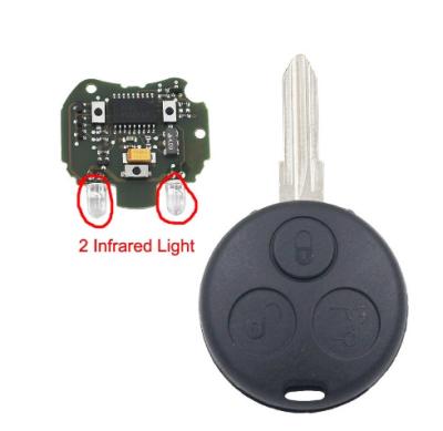 China 10x For SMART2000-2015 3-Button Car Remote Smart Key RF 3-Tastn-Sender Auto Remote Key A2 for sale