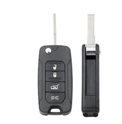 China 10x For JEEP Renegade 2015-2019/500X 4-Button FSK 433.92MHz Auto Remote Key A2 Folding Car Smart Key for sale