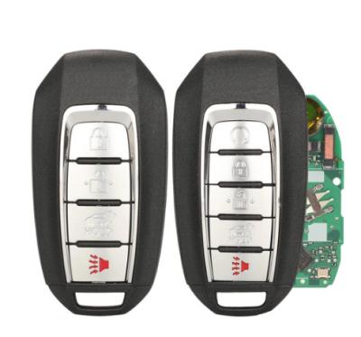 China 10x For Infiniti 2019-2020 QX60 Button 4+1 FSK433MHz Keyless-go Auto Car Smart Key Remote Key A2 for sale