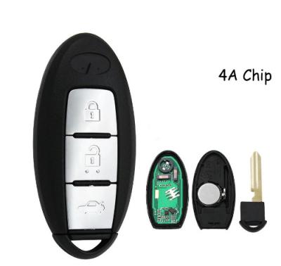 China 10x For Infiniti2014 Q50 Q50L 3-Button FSK434 MHz Keyless-go Auto Car Smart Key A2 Remote Key for sale