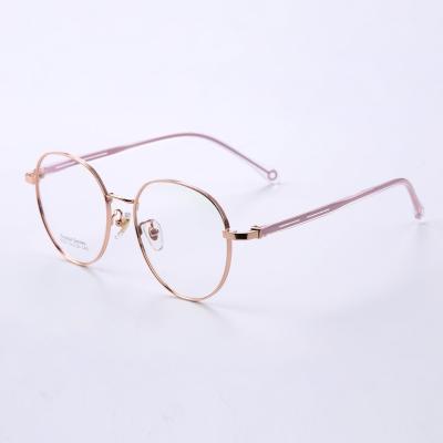 China 2020 New Fashionable Innovative Optical High Quality Luxury Metal Slim Thin Frame Non Prescription Glass Temple Gentleman for sale