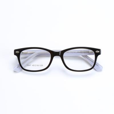 China Fashionable Anti-blue scree fit over eye female round glasses ready optical sight glasses low MOQ in stock 1647 for sale