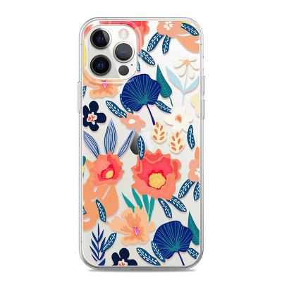 China Anti-fall Flower Design Lady Shockproof Case Phone For iPhone 13 Pro Max 11XR for sale