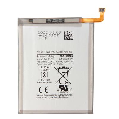 China Mobile Phone High Capacity Mobile Phone Battery For Samsung A50 A20 EB-BA505ABU for sale