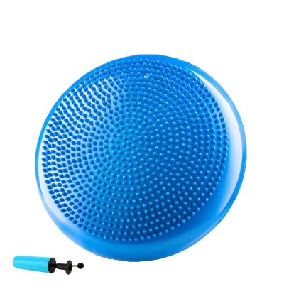 China Bodybuilding Fitness Yoga Massage Plate Yoga Massager Ball Balance Cushion for sale