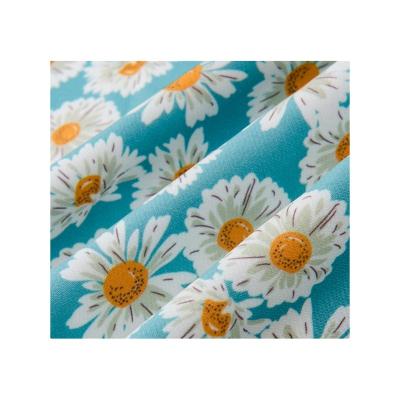 China Custom Digital Printing Broken Flower Anti Static Printing 40S Cotton Poplin Fabric Printed 100% Fabric for sale