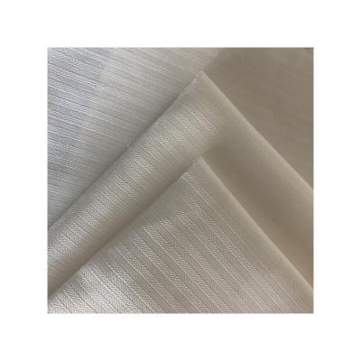 China Custom wholesale hot sale anti-static 280GSM polyester silk/cotton plaid fade raw material fabric for coat textile fabric for sale