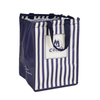 China Waterproof Custom Logo Delivery Insulated Outdoor Lunch Box Wine Beverage Cooler Aluminum Foil Bag For Juice for sale