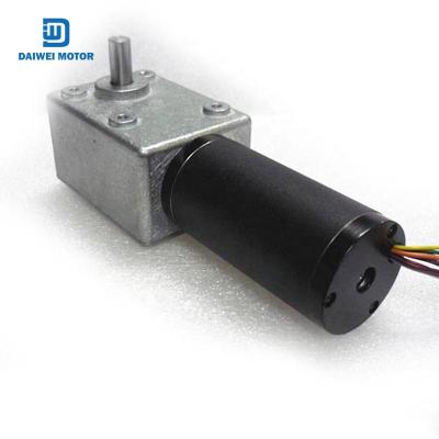 China Drip Proof Manufacturer Customized Micro Brushless DC Worm Gear Motor Used For Car for sale