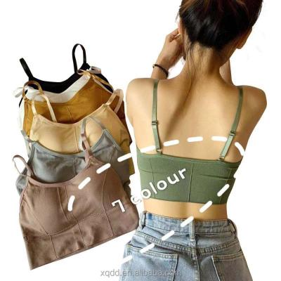 China QUICK DRY Popular Chest Sports Gaff Seamless Tube Top Bra Vest Girl Chest Wrapped Tube Top Cotton Seamless Bra For Women for sale