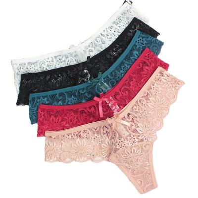 China Antibacterial source of foreign trade foreign trade explosion states of pure young girl sexy lace thong women for sale