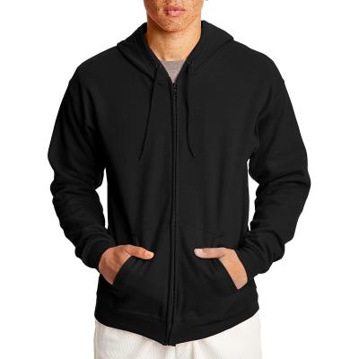 China 2022 Anti-Wrinkle Mens HoodieFleece Zipper-Front Hooded Sweatshirt, Cotton-Blend Fleece Hooded for sale