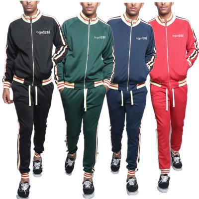 China Breathable Custom Made Fashion Amazon Men Casual Two Piece Set Tracksuit Sets Plus Size Mens Sets for sale