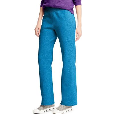 China 2022 Anti-Wrinkle Women's ComfortSoft EcoSmart Open Bottom Leg Fleece Jogger Pants for sale