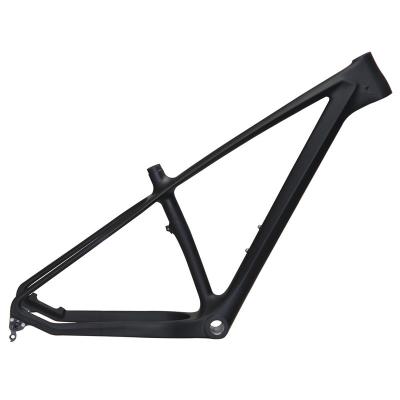 China High Quality Full Fat Mountain Bikes Carbon Fiber Snow Mountain Bike Frame 26er Frame With BSA120mm OLD 197*12mm for sale