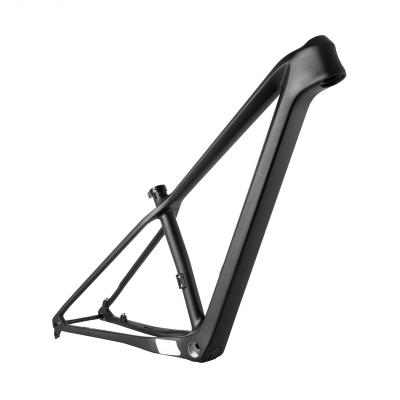 China China factory wholesale mountain bikes 29 mtb carbon frame hardtail mountain bike frame 142x12mm by axle 29er carbon mtb frame for sale