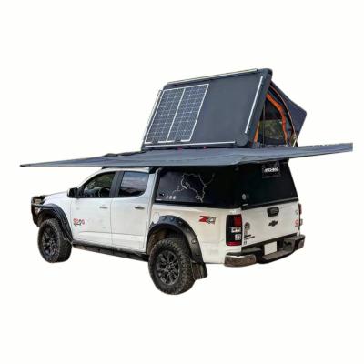 China Straight tether type 2021 roof camping rooftent high quality car top tent hard shell car roof tents for sale