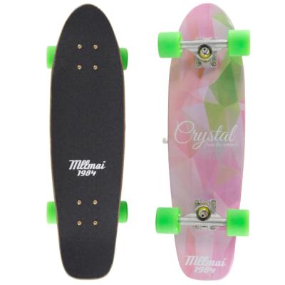 China Adult Fashionable 7 Ply Maple And Bamboo Cruiser Longboard Skateboards for sale