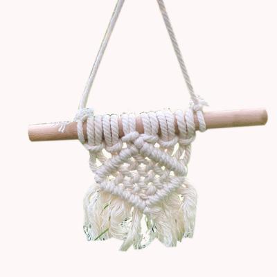 China Contemporary Macrame Wall Hanging Macrame Pot Tapestries Art Room Decoration Accessories Wall for sale