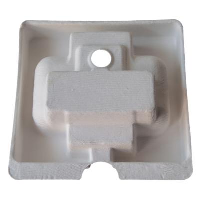 China Customized Biodegradable Sugarcane Bagasse Pulp Mold Paper Pulp Packaging For Electronics for sale