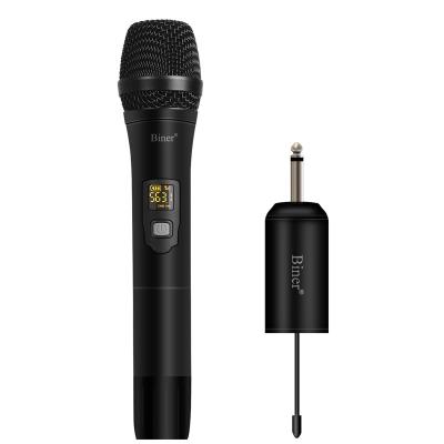 China Hot Sales W1 Handheld Professional UHF Wireless Microphone Portable Karaoke Singing Room Dynamic Meeting Handheld Wireless Microphone for sale