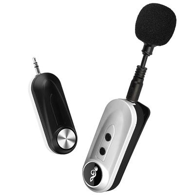 China Feature Biner T1 Mini Noise Canceling Lavalier Uhf Wireless Microphone for sale