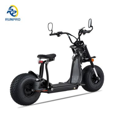 China EEC COC Approved 1500W 2*1500W 60V Fat Tire Electric Scooter Citycoco for City Travel for sale