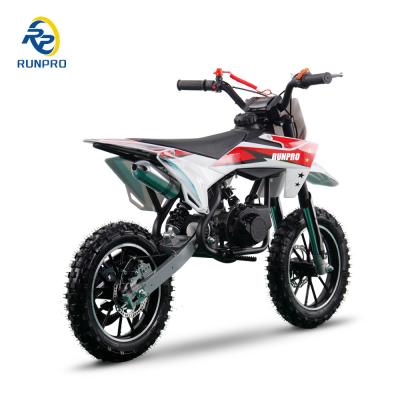 中国 49cc ミニダートバイク 子供向け ストート ガス ミニバイク 2ストローク ピットバイク 2024 販売のため