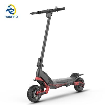 China 48V10.4Ah Dual Motor Foldable Electric Scooter with Aluminum Alloy Frame and LED Light for sale