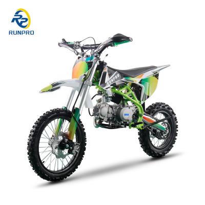 Китай 125cc бензиновый одноцилиндровый 4-тактный грязный мотоцикл Мотокрос Кик-старт Электрический старт продается