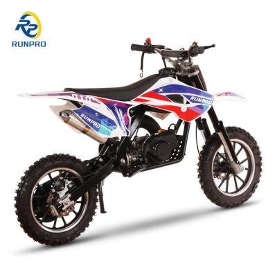 China Scheibenbremse 49cc 10/10 Räder 2 Schlag Kinder Moto Cross Mini Motorrad Rennmotorräder zu verkaufen