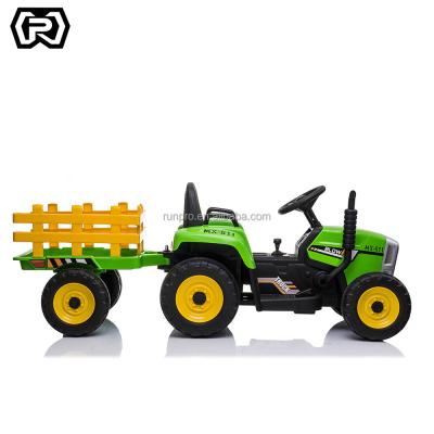 China Electric Remote Control Farm Tractor Toy 4/6 Wheels Children's Model Ride On Car for sale