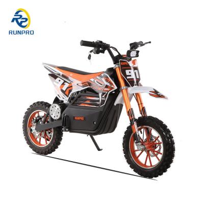 China 2024 Runpro 36v 1000W Mini Electric Dirt Bike Off-Road Motocicletas para crianças Carga máxima 60kg à venda