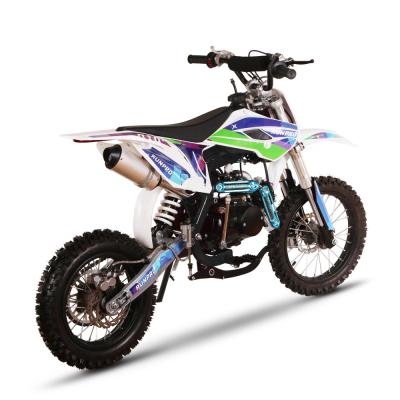 Cina CE approvato 110cc 125cc 4 Stroke Kick Electric Start Dirt Bike Pitbike per adulti Max. Velocità 61 80km/h 14/12inch Ruota in vendita