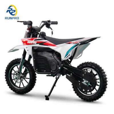 China Pneus 10 polegadas Super Electric Dirt Bike RUNPRO Super Power 1000W 36V Off-Road Motocicletas à venda