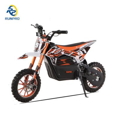 China CE-zertifizierte 2024 Off-Road-Motorräder RunPro 1000W36V Elektromotorrad für Kinder zu verkaufen