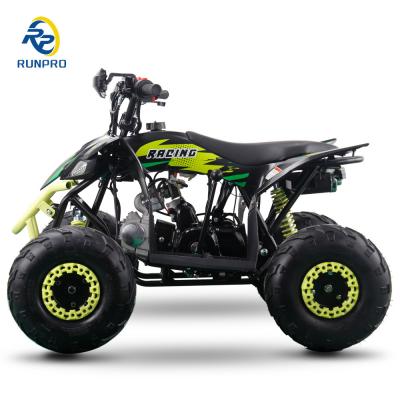 China 110CC 4-Takt Gas ATV 4-Rad mit 6-Zoll-Reifen Quad-Bike Auto Kupplungsgetriebe zu verkaufen