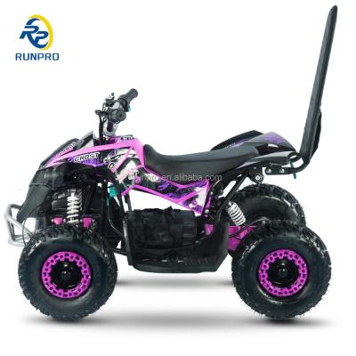 China Front drum Rear disc Brake System Electric Kids ATV Quad Bike with Brushless Shaft Motor for sale