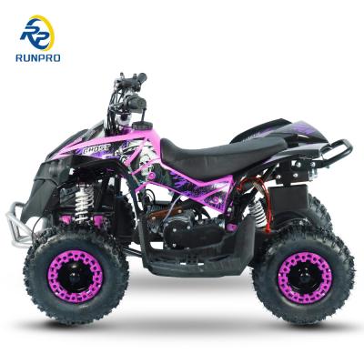 China Kids Electric ATVs 49cc 50cc 4-Wheel Gasoline Mini ATV with Hand-Operated Plastic for sale