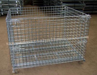 中国 金網の Foldable 貯蔵 Cage1200 X 800mm の運搬機 販売のため