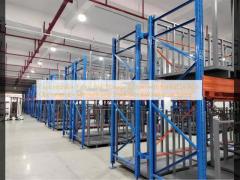 Customizable Fabric Roll Storage System with Forklift or AGV Operation for Medium and Small-Sized Warehouse Space