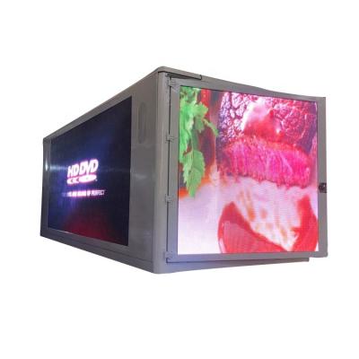 China Outdoor LED Advertising Customized 14ft 16ft 18ft Digital LED Billboard Box Without Truck Chassis For Sale To USA for sale