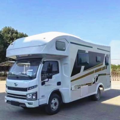 China New Design Outdoor Travel Yuejin 6 Person Camper Motorhome Outdoor Moving Caravan rv for sale